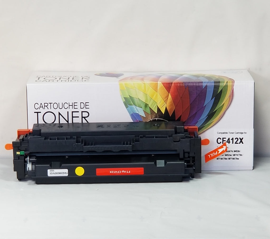 CTCF412X COMPATIBLE HP #410X HY YELLOW TONER FOR M452DN/M45