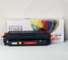 Load image into Gallery viewer, CTCF412X COMPATIBLE HP #410X HY YELLOW TONER FOR M452DN/M45