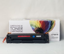 Load image into Gallery viewer, CTCF501X COMPATIBLE HP CYAN TONER